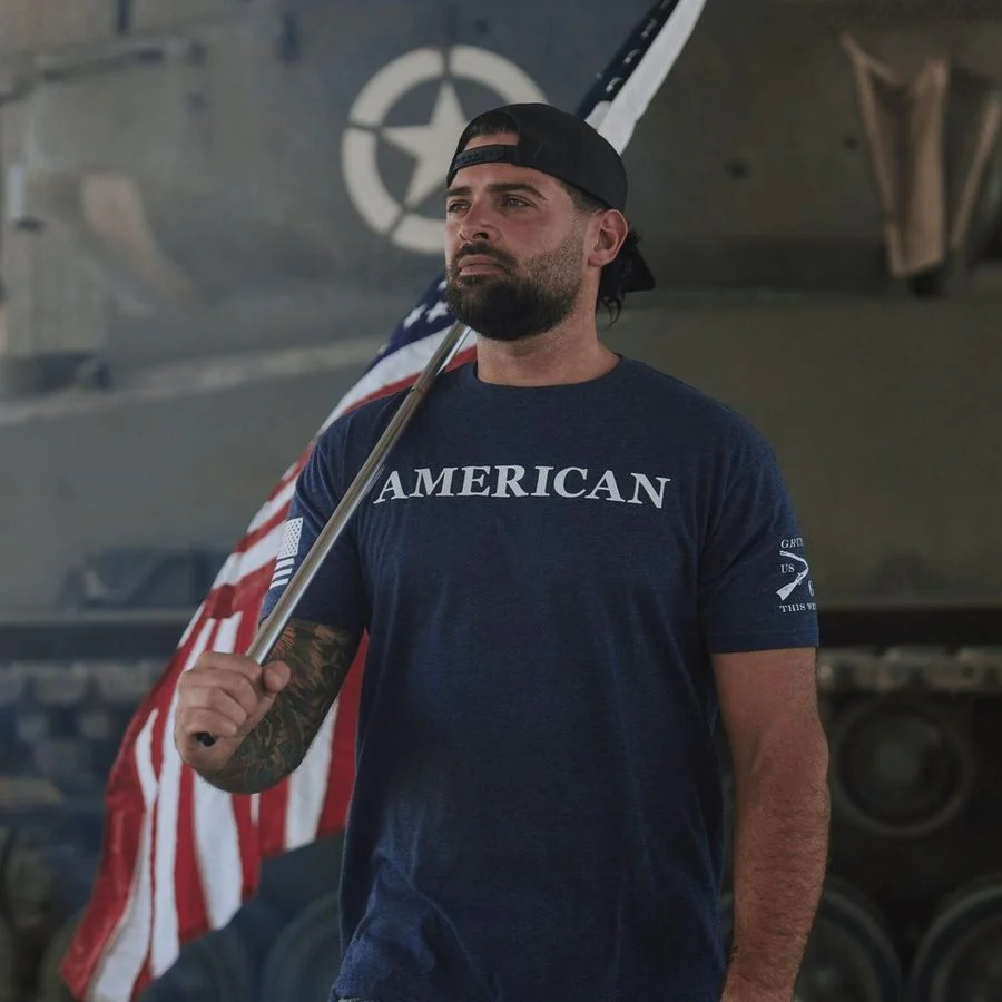 American Defined T-Shirt - Midnight Navy - Image 2