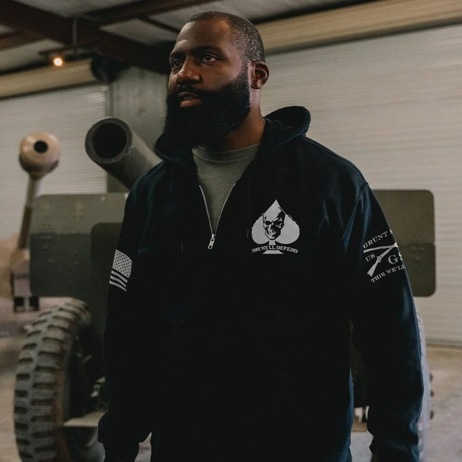 Death Dealer Full-Zip Hoodie - Black - Image 3