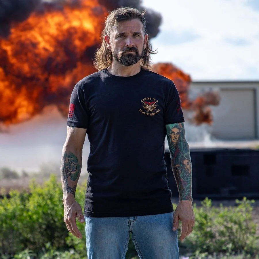 Department Of War T-Shirt - Black - Image 2