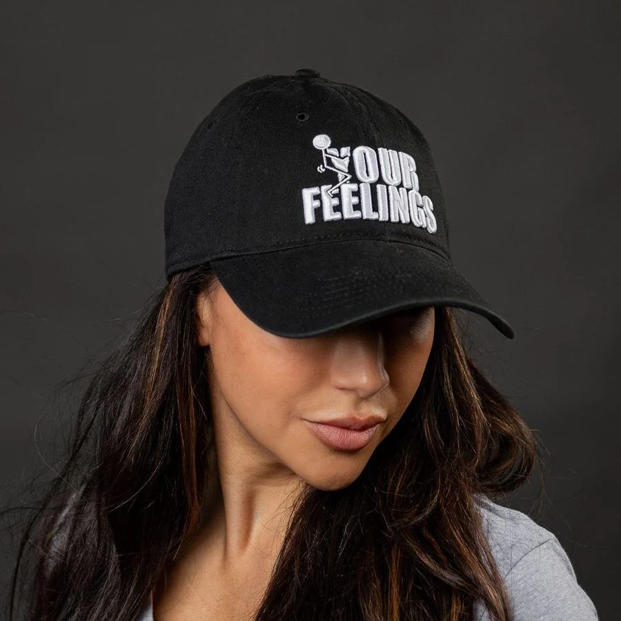 F*ck Your Feelings Dad Hat - Black - Image 2