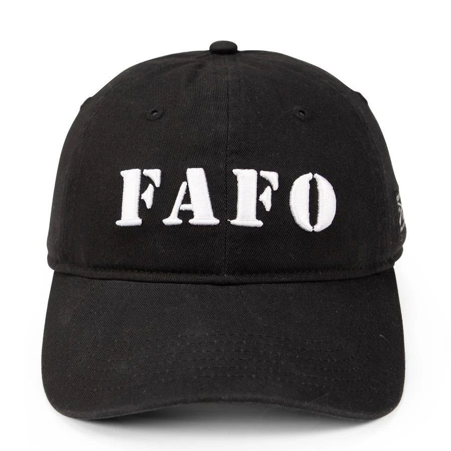 FAFO Dad Hat - Black