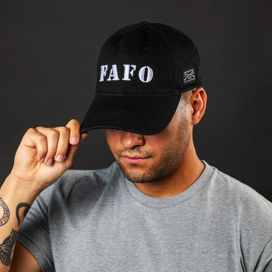 FAFO Dad Hat - Black - Image 2