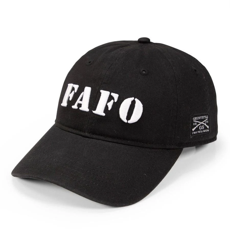 FAFO Dad Hat - Black - Image 5
