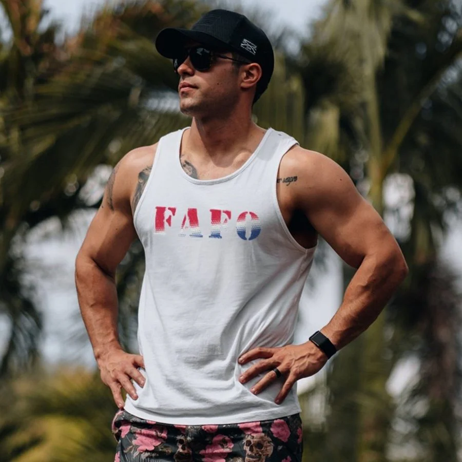 FAFO Tank - White - Image 2