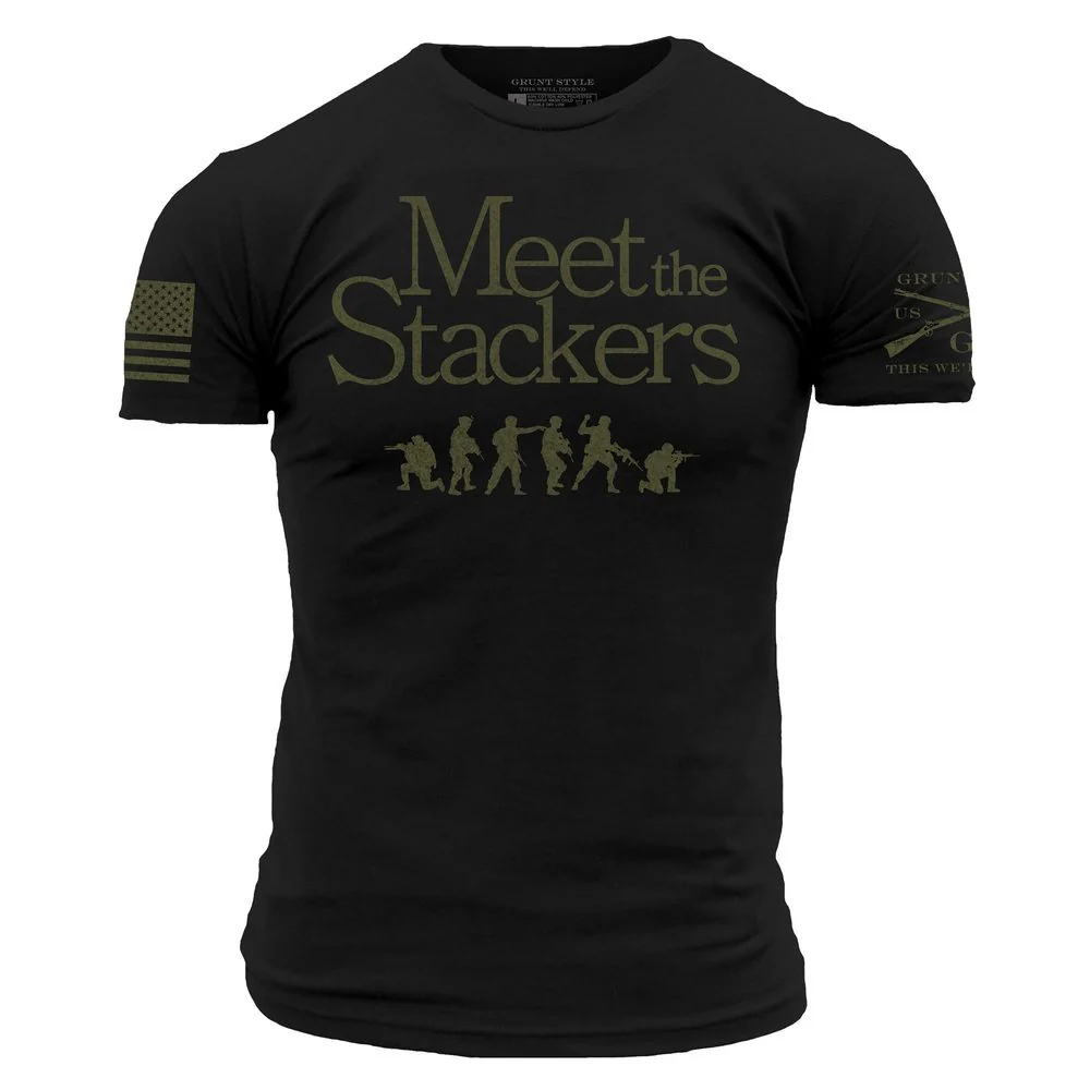 Meet The Stackers T-Shirt - Black