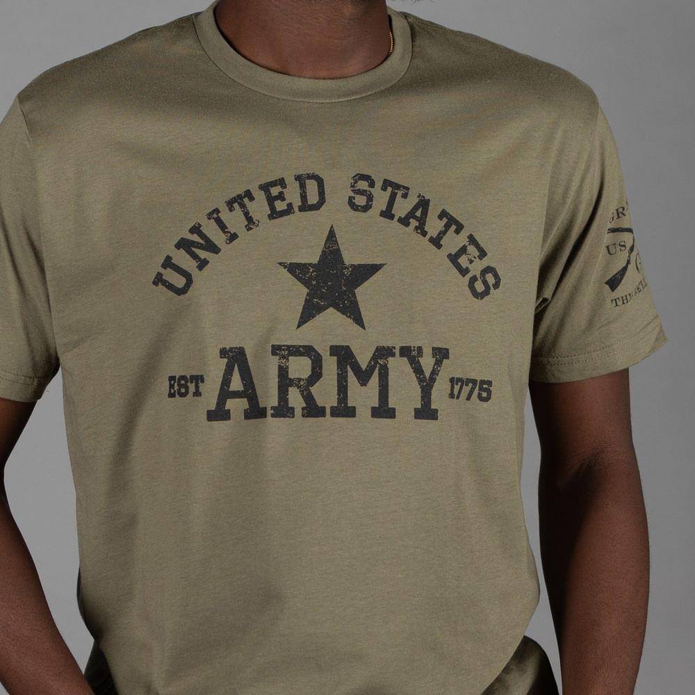 Army Est. 1775 T-Shirt - Military Green - Image 2