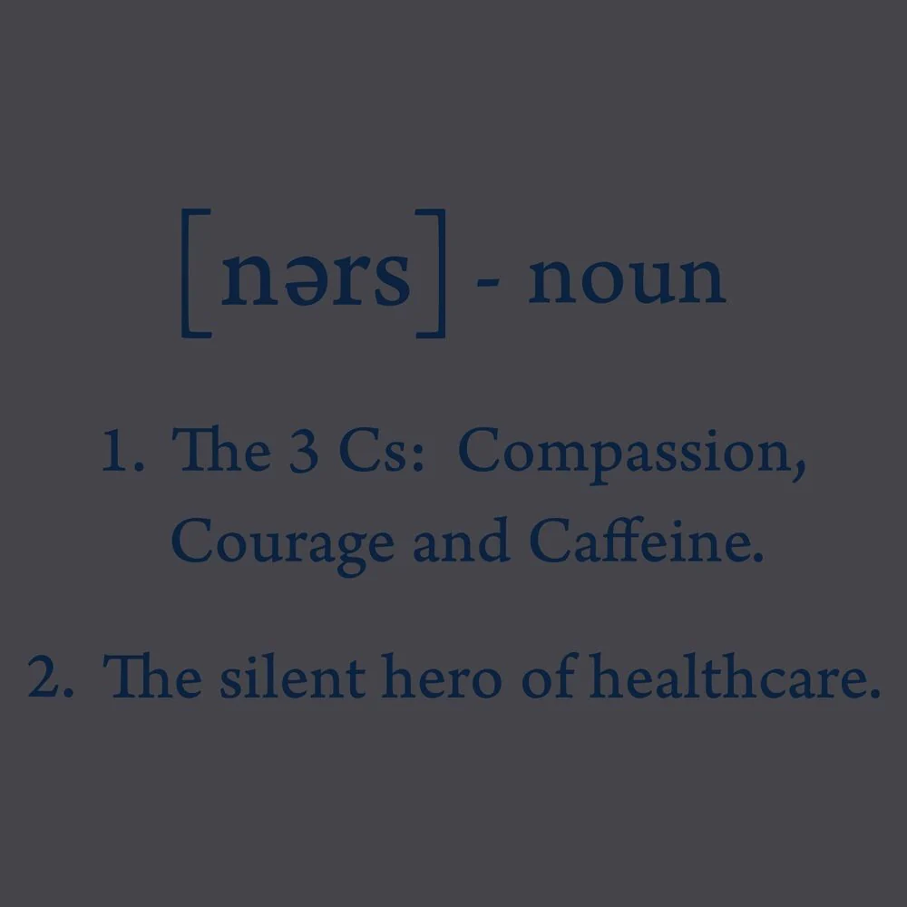 Nurse Defined Full-Zip Hoodie - Dark Heather Gray - Image 2