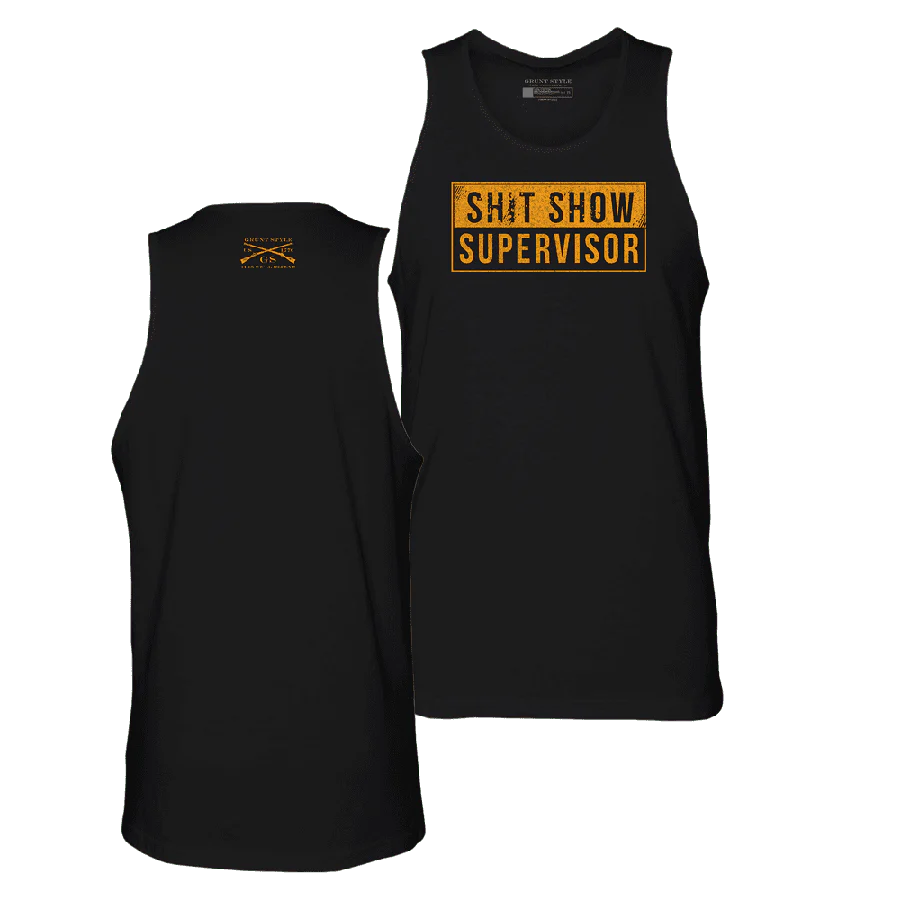 Sh*t Show Supervisor Tank - Black