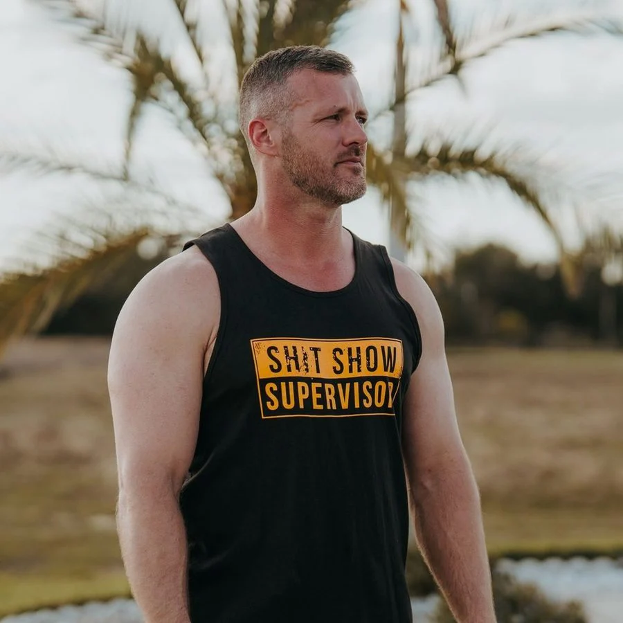Sh*t Show Supervisor Tank - Black - Image 2