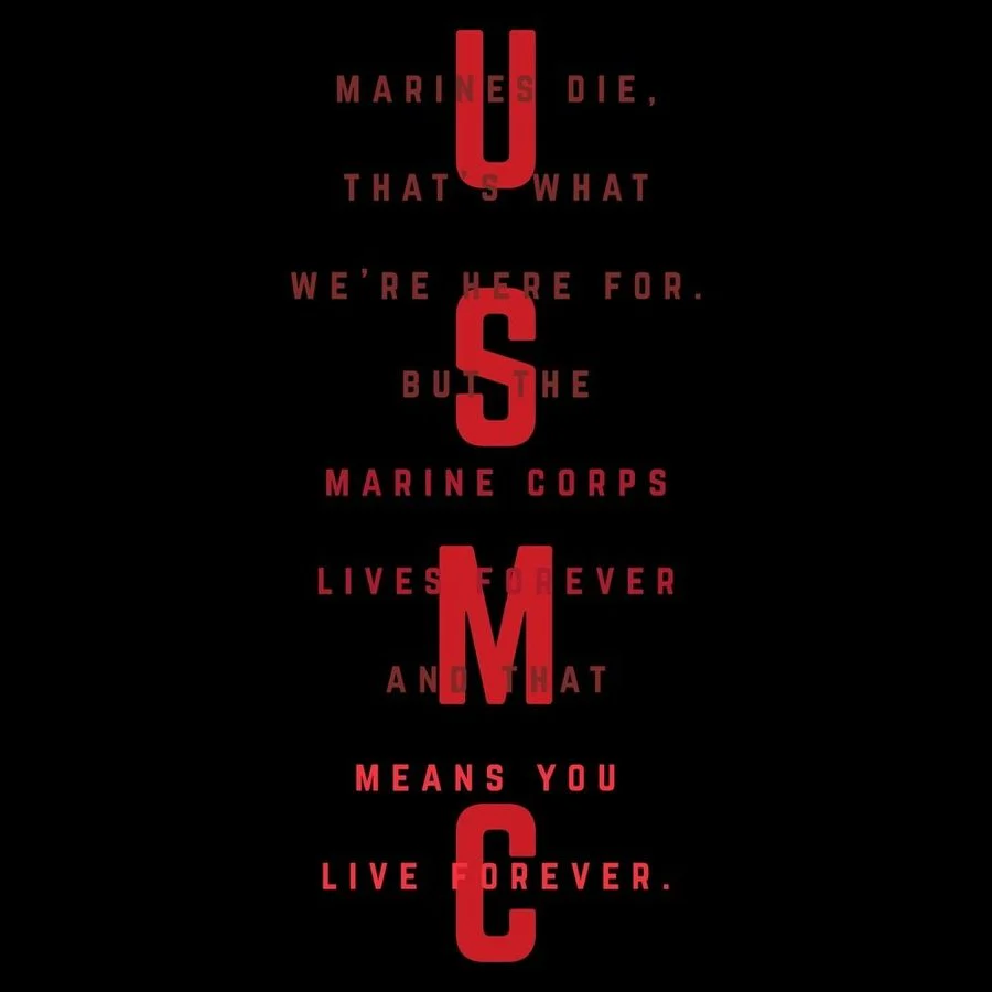 USMC - Women's Lives Forever Boyfriend Fit T-Shirt - Black - Image 4