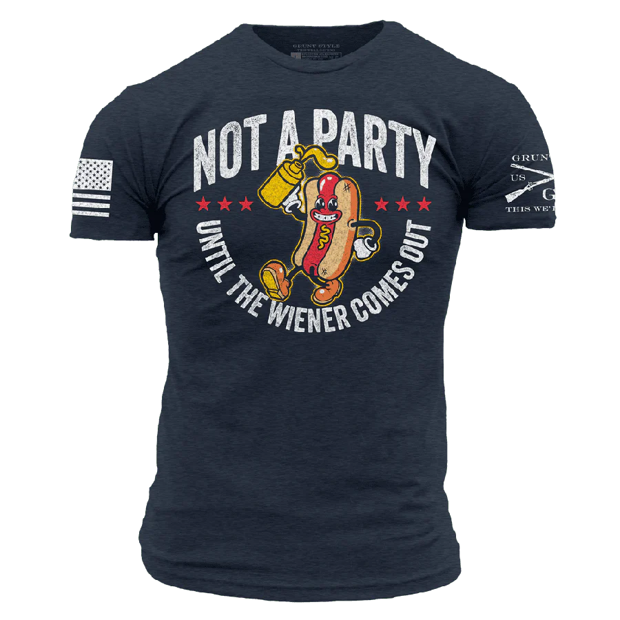 Wiener Party T-Shirt - Midnight Navy